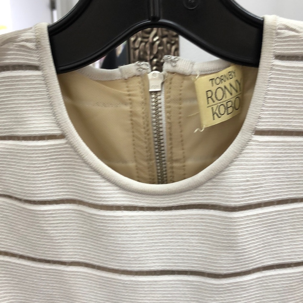 RONNY KOBO WHITE AUDREY KNIT DRESS - Picture 5 of 6